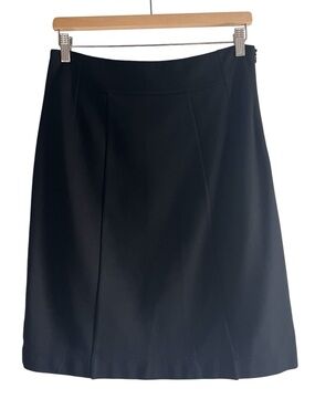 Theory black stretch pencil skirt size 6 excellent condition